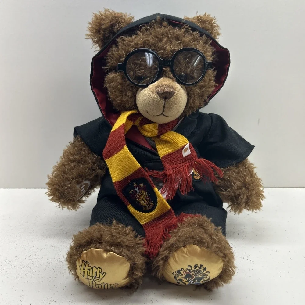 Build-A-Bear Harry Potter Gryffindor Teddy Bear Plush Robe Scarf BAB
